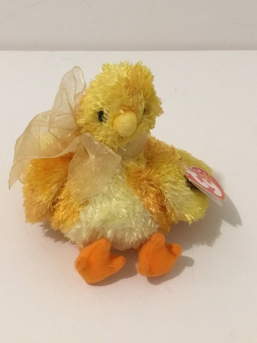 TY Beanie Babies Plush Chickie - model # 04509,  (2001)  Retired